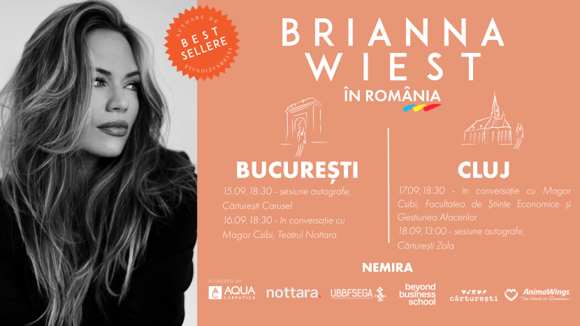 Brianna Wiest in Romania - ev cover